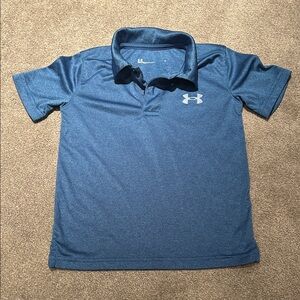 Under Armour Heather Navy Polo Shirt